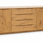 MALTA komoda su stalčiais ir durelėmis