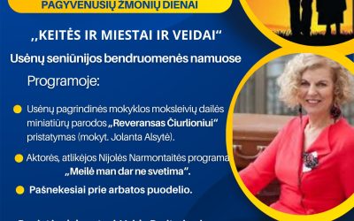 Renginio „Keitėsir miestai ir veidai“ programos plakatas