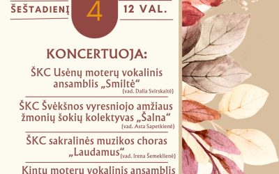 Renginio „Rudens kraitė“ programos plakatas