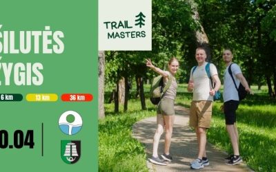Trail masters Šilutės žygio plakatas